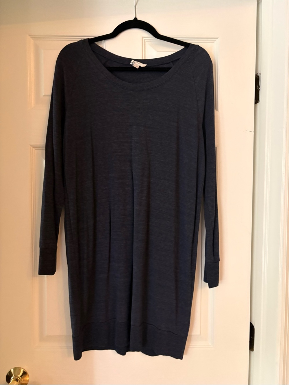 LOFT Slate Blue Crewneck Tunic